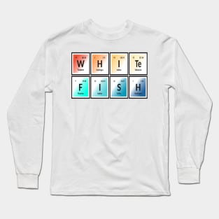 Whitefish City | Periodic Table of Elements Long Sleeve T-Shirt